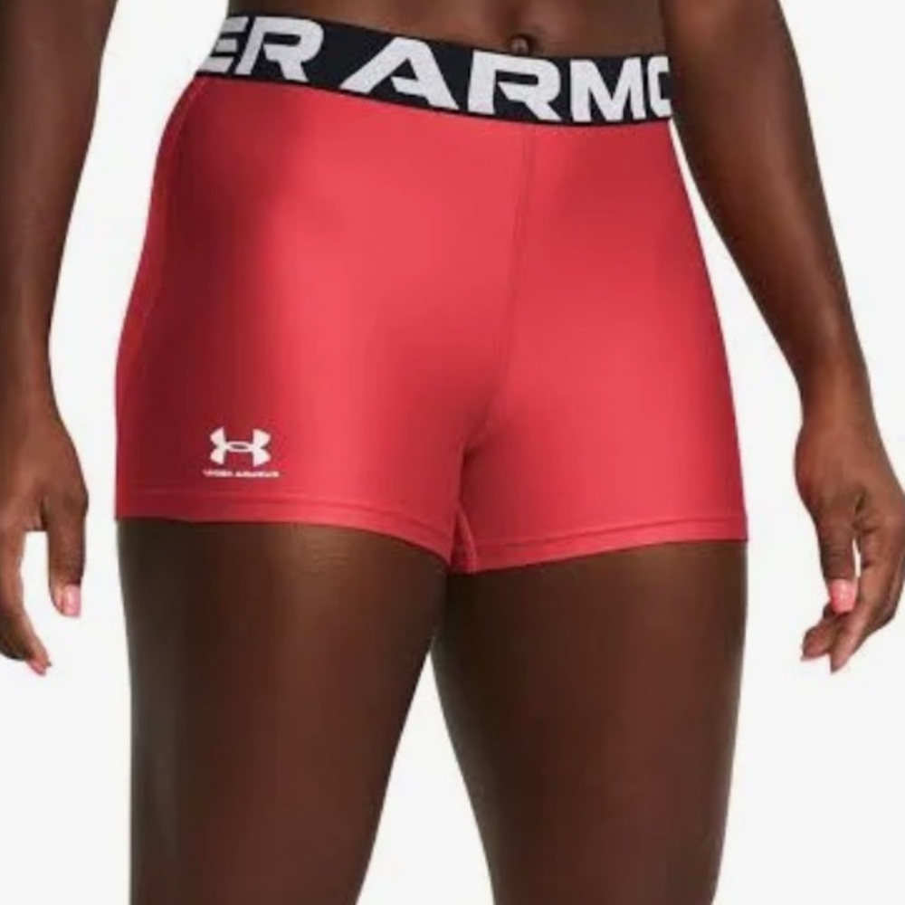 NEW Under Armour Mid Rise Shorty Compression Shorts
